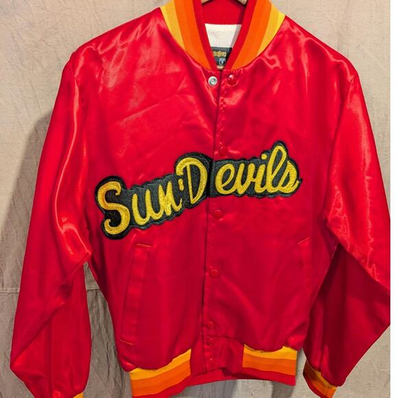VTG Sun Devils ASU Small Swingsters Embroidered rally Jacket - Picture 1 of 4